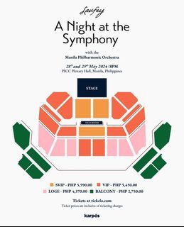 LF LAUFEY: A Night At The Symphony VIP Seats