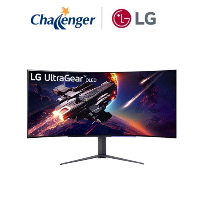 LG UltraGear 45GR95QE-B 45-inch WQHD OLED Curved Monitor, Computers & Tech,  Parts & Accessories, Monitor Screens on Carousell