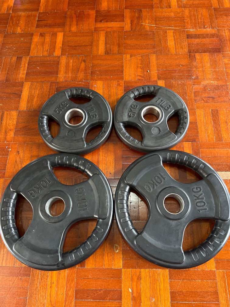 Used store barbell plates