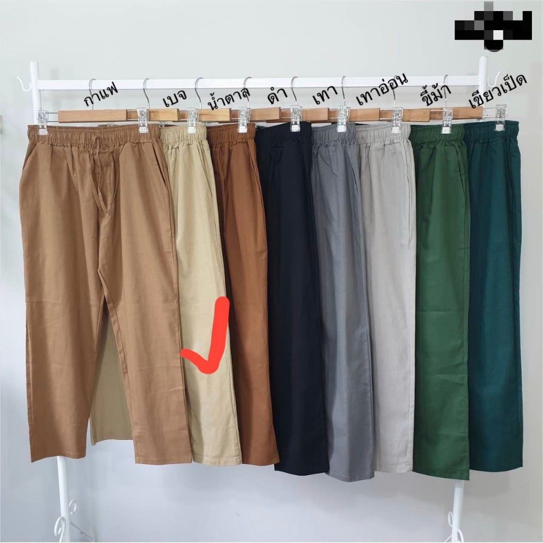 Linen plus size long pants, Women's Fashion, Bottoms, Other