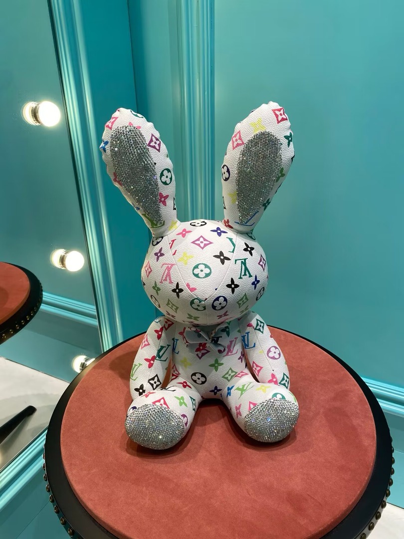 Lv rhinestone rabbit doll doll, Hobbies & Toys, Toys & Games on Carousell