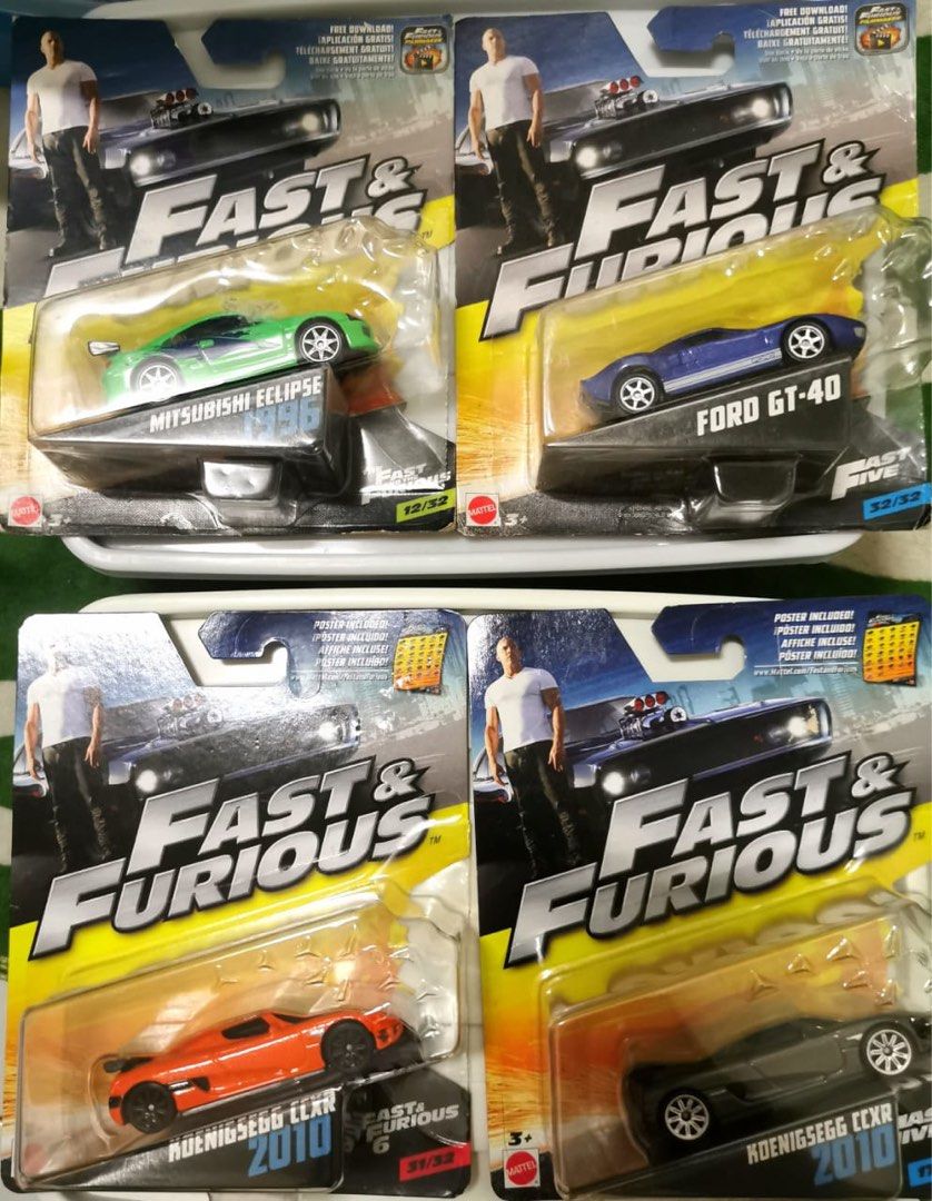 Mattel Diecast 1 64 Fast Furious set