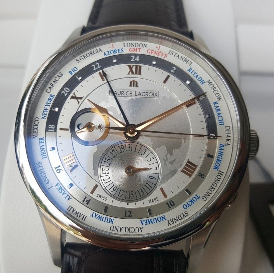 Maurice lacroix masterpiece worldtimer cheap