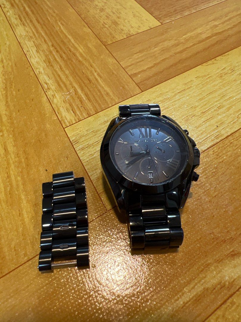 All black michael hotsell kors watch