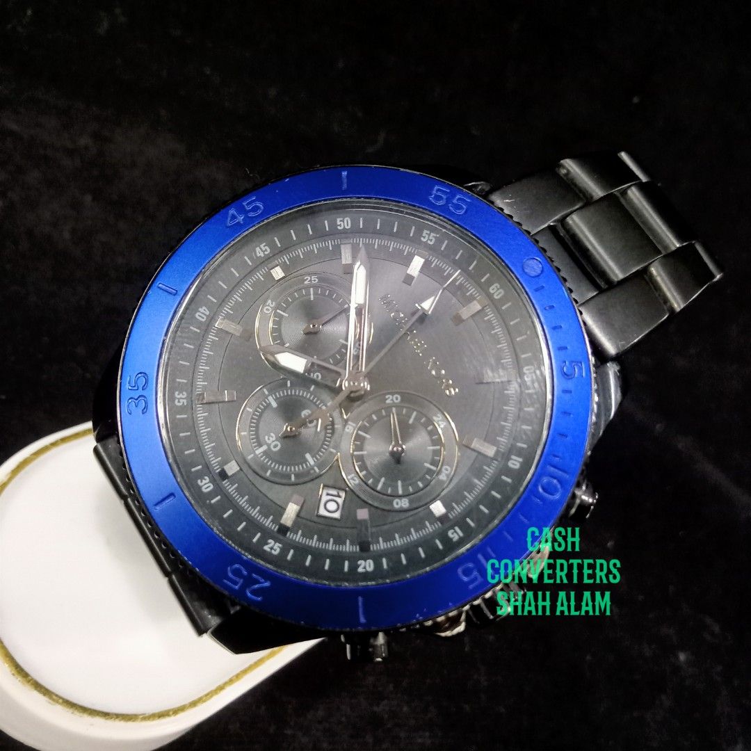 Michael Kors MK 8759 Men s Watch Quartz Chronograph Date Black