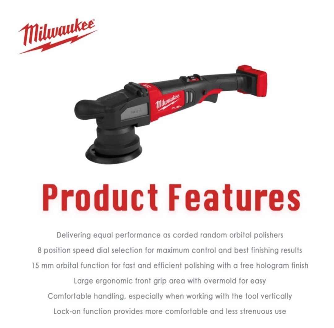 Milwaukee polisher store corded
