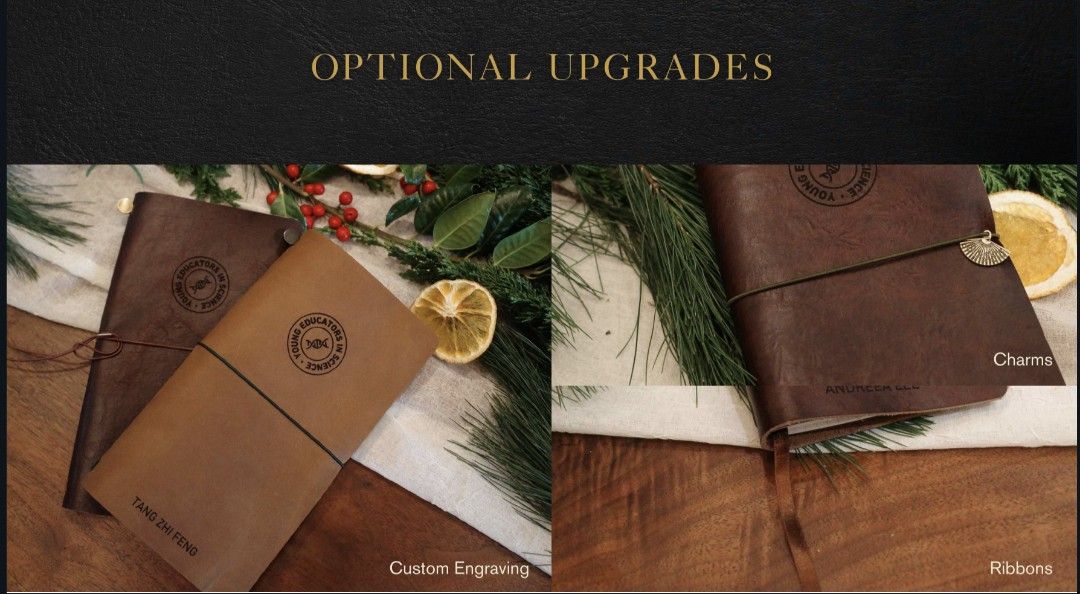 Modular Journals w Laser Engraving, Hobbies & Toys, Stationery & Craft ...
