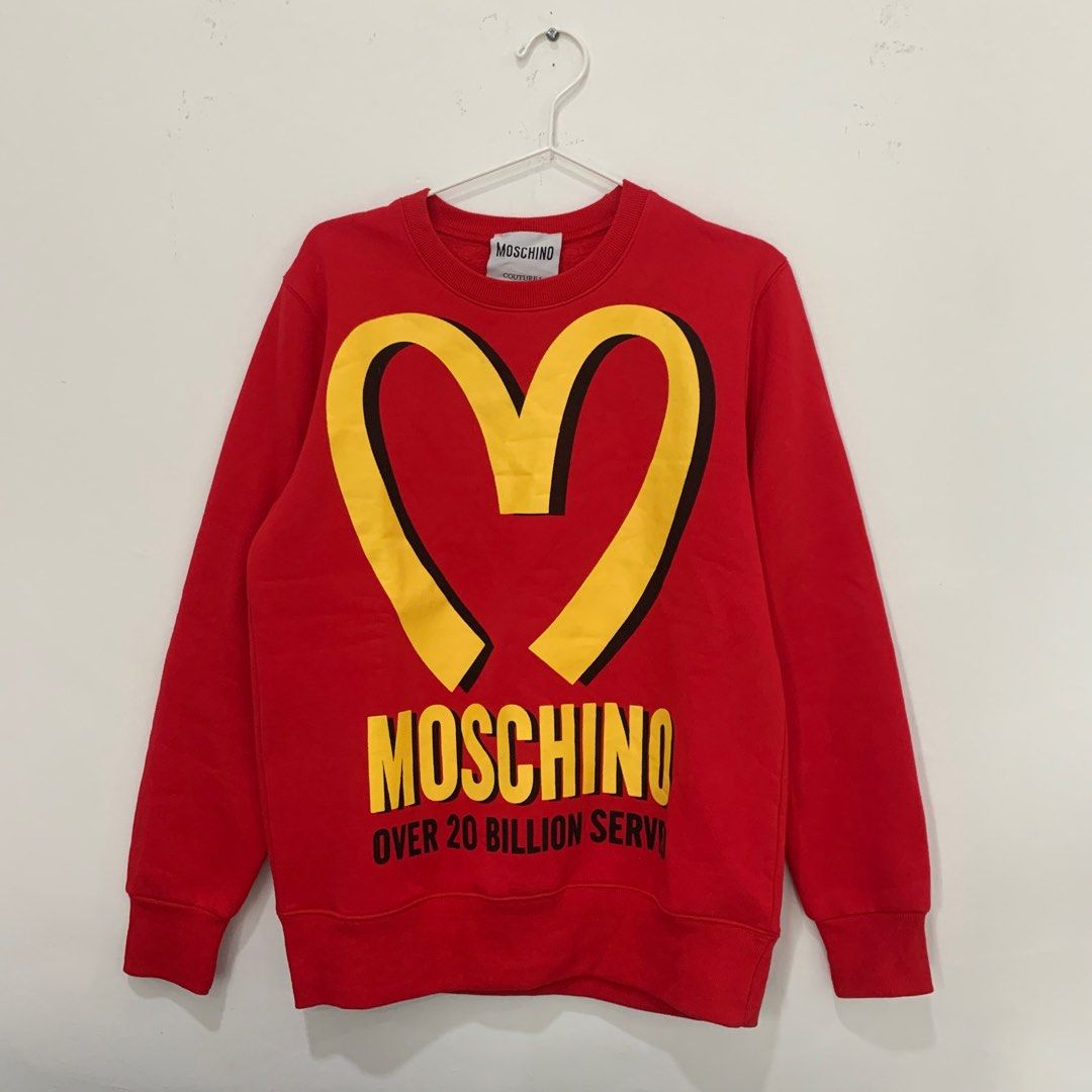 Moschino mcdonalds sweater sales