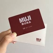 MUJI Gift Card 10% discount