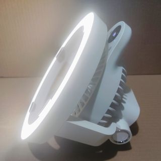 New! Rechargeable Desk Fan with Ring Light & Power Bank 10000mAh
