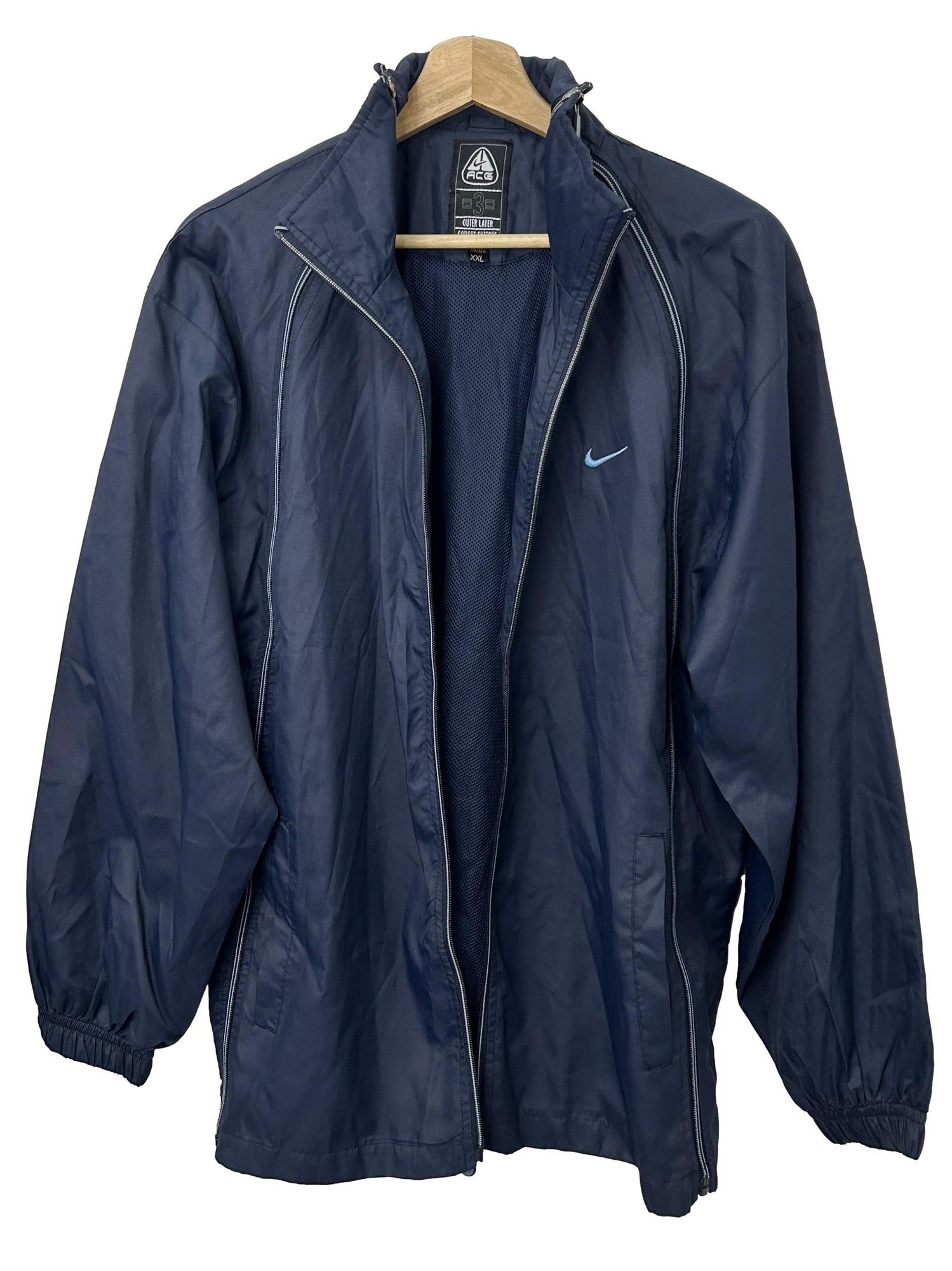 navy blue jacket nike