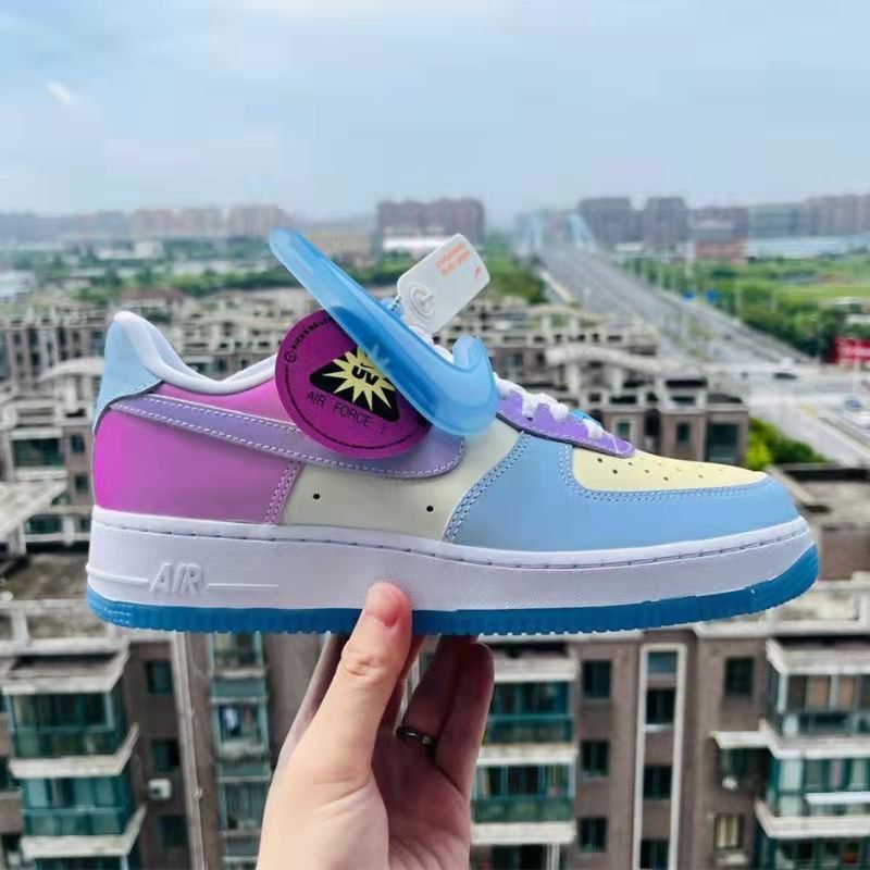 Color changing nike air force sales