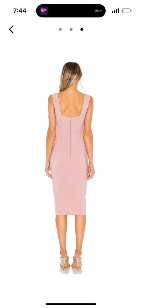 Nookie Divine Midi Dress in Dusty Pink
