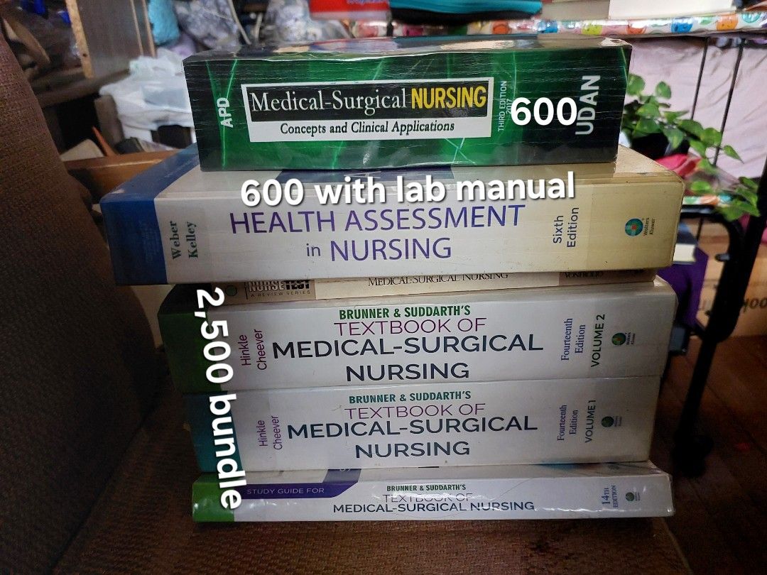 Nursing Books for sale (Category: Textbooks) located in Quezon City. Submitted by garagesaleonline (Listing ID 1278486172, Image 3). Description: SOLD health assessment SOLD medical surgical nursing maternal and child health nursing SOLD nursing practice in the community nursing theorist nurse as educator SOLD udan SOLD health ethics.