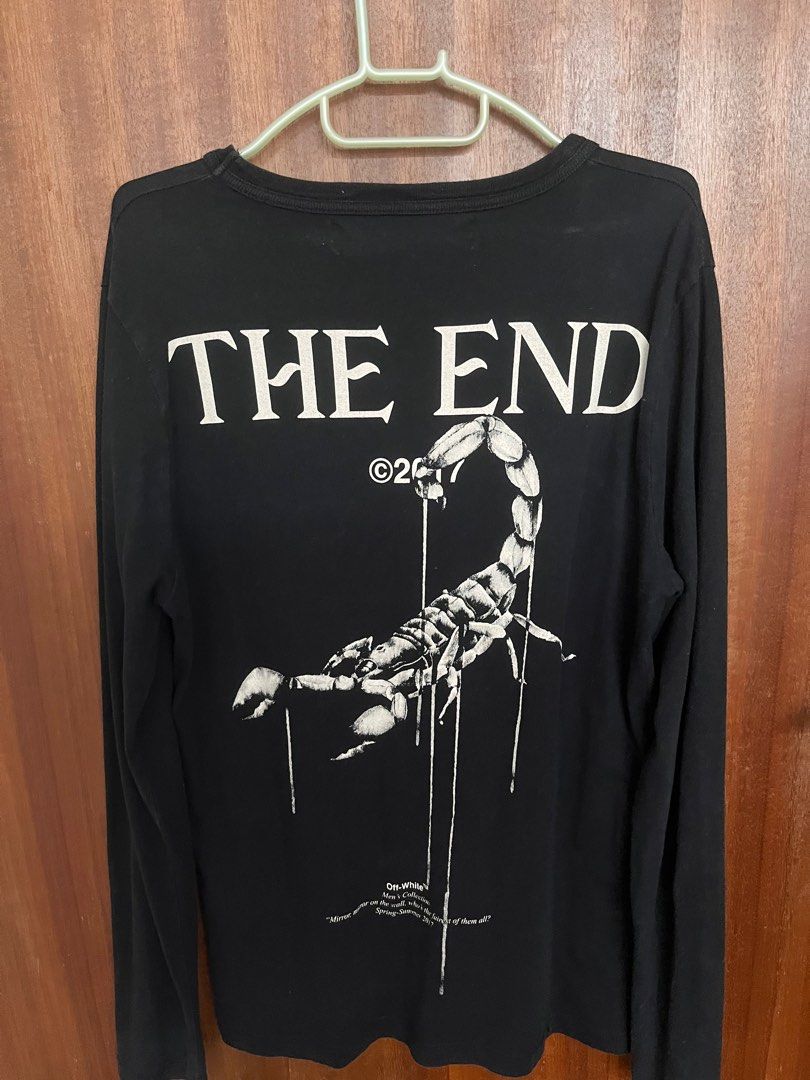 Off White Scorpion Long Sleeve Men s Fashion Tops Sets