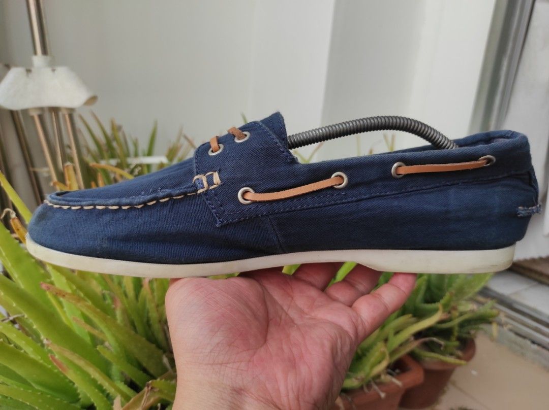 Old Navy Canvas Classic Boat Loafers 10uk 10.5uk Men s