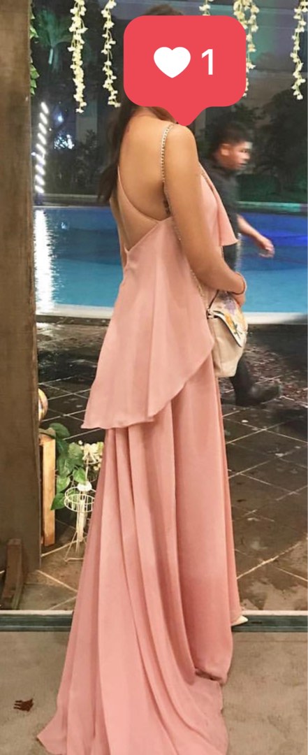 Old rose maxi dress sale