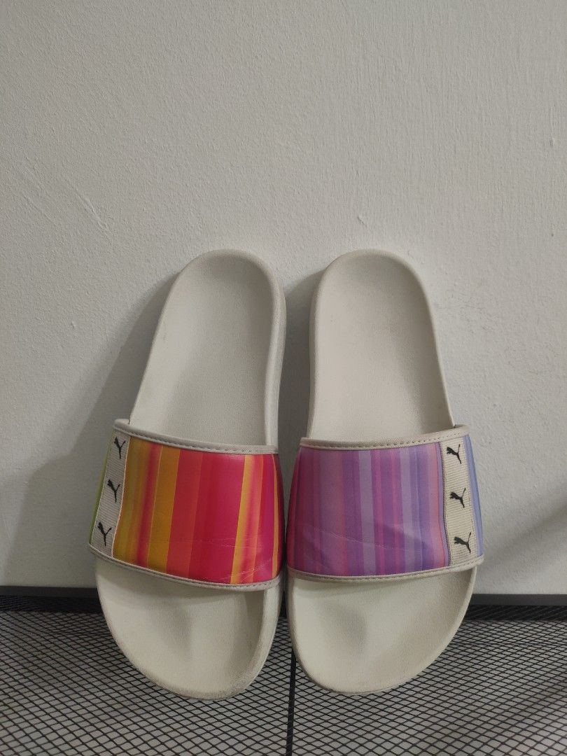 Puma jelly 2024 slides rainbow