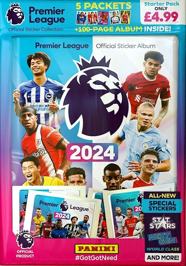Panini Premier League 2024 Adrenalyn XL - Starter Pack, Stickerpoint