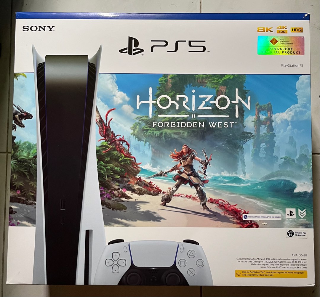 PLAYSTATION PS5 EMPTY BOX AND INSERTS + DUALSENSE CONTROLLER EMPTY