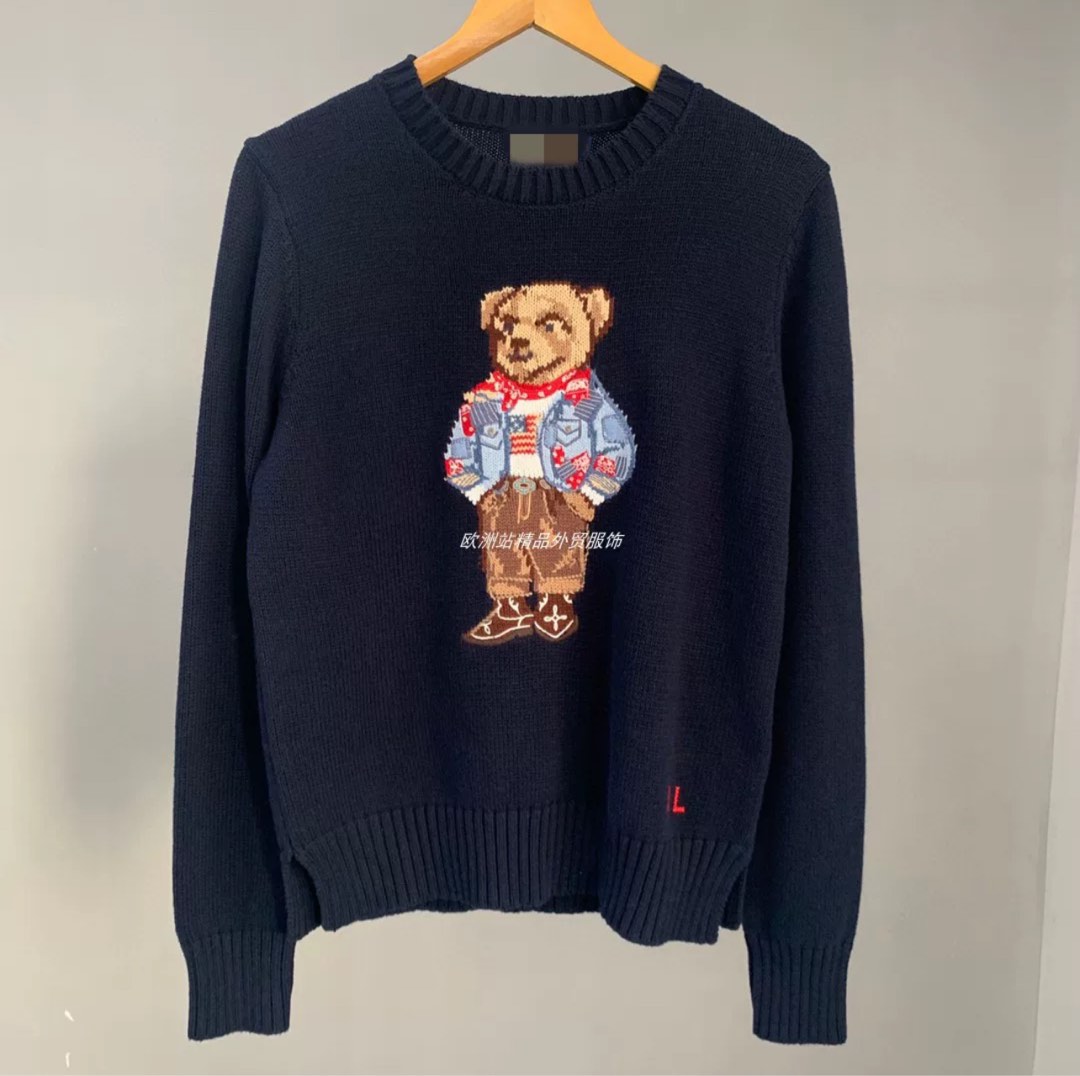 Polo Ralph Lauren Bear Sweater Longsleeve Long Sleeve RL Pullover