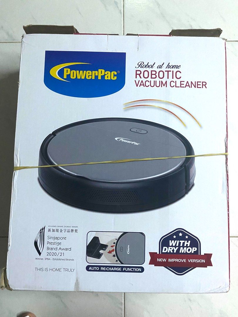 PowerPac Robot Vacuum PPV3100, TV & Home Appliances, Vacuum Cleaner