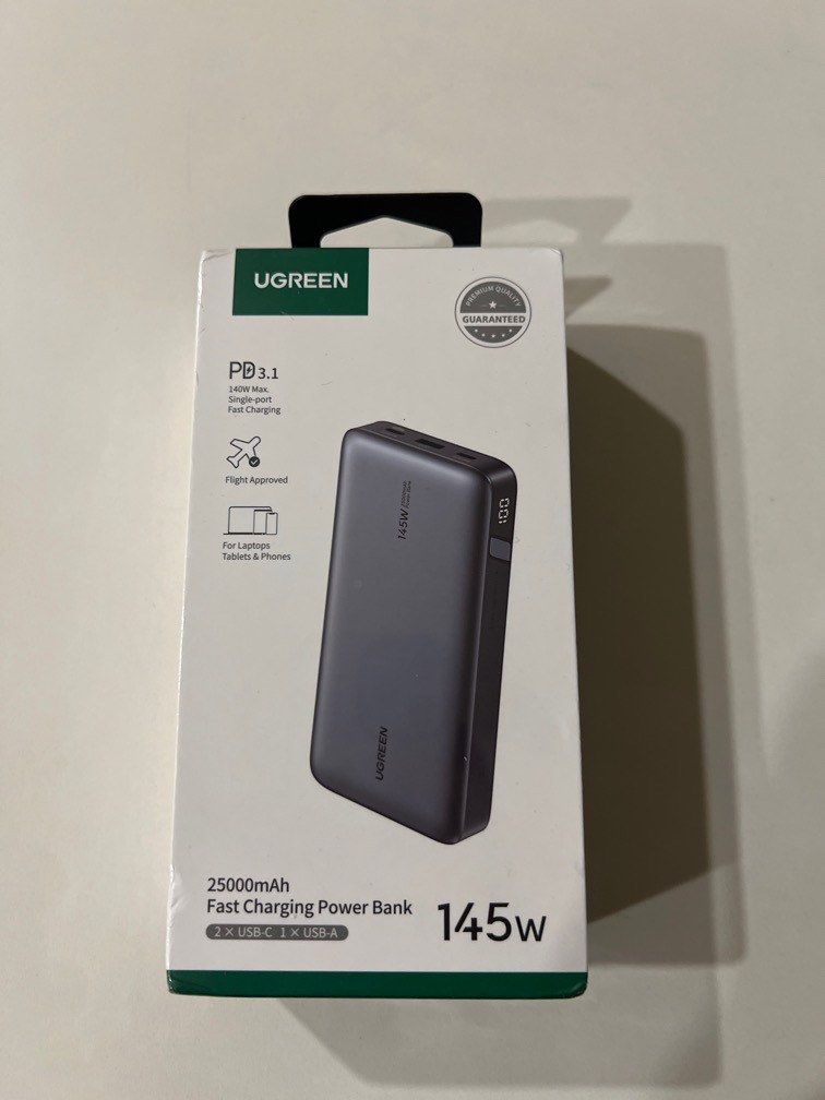 UGREEN 140W Power Bank Portable 25000mAh PD Fast Charging