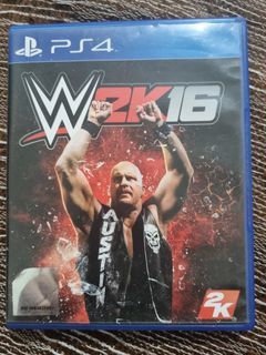 Ps4 WWE 2K16 w/ stone cold trading card (collectors edition)   #2024declutter