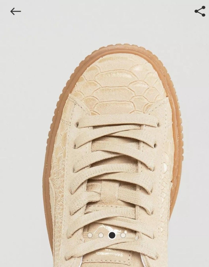 Puma platform sale exotic skin trainer