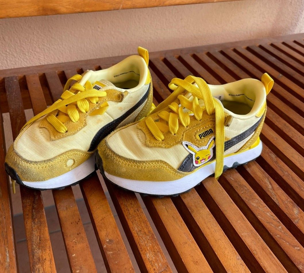 Suede Puma Creepers Hombre Zapatillas Puma Pokeman Pikachu