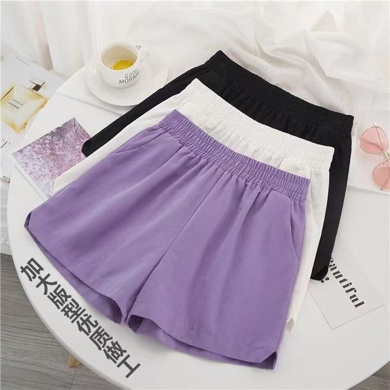 Purple White Shorts