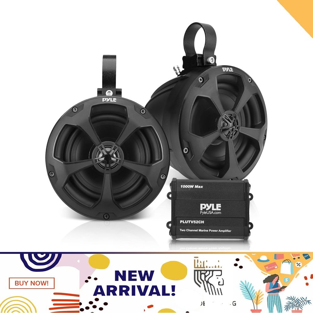 Boat speakers hot sale and amplifiers