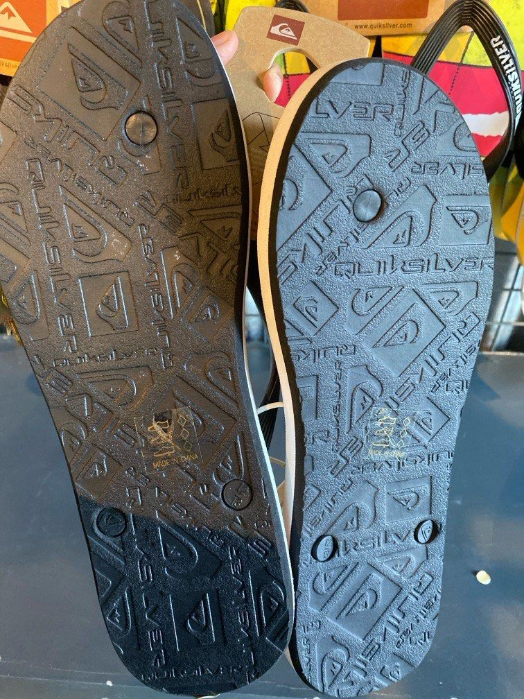 QUICKSILVER SLIPPER (Category: Slippers & Slides) located in Cagayan de Oro. Submitted by tinkerdaliah (Listing ID 1278441446, Image 2). Description: 🔆 QUICKSILVER Slipper 🔆 Available size : 8,9,10,11 🔆 Brand new with tag 🔆 from US balikbayan box 🔆 decluttering.