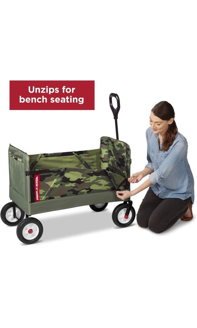 Camo radio sales flyer wagon