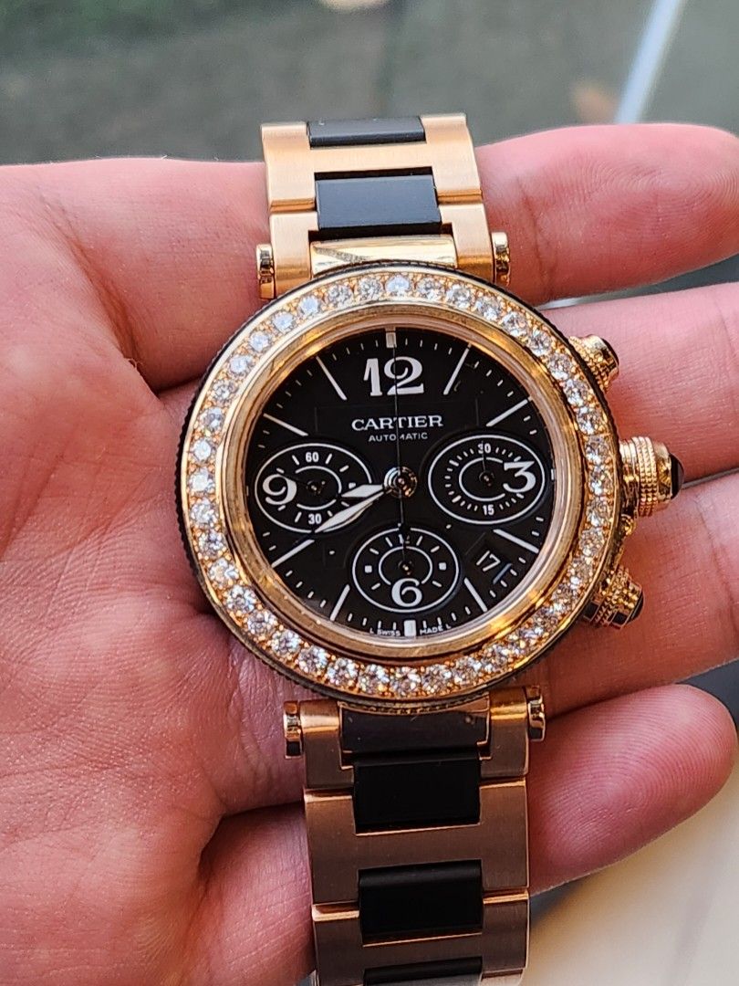 Cartier pasha gold hot sale