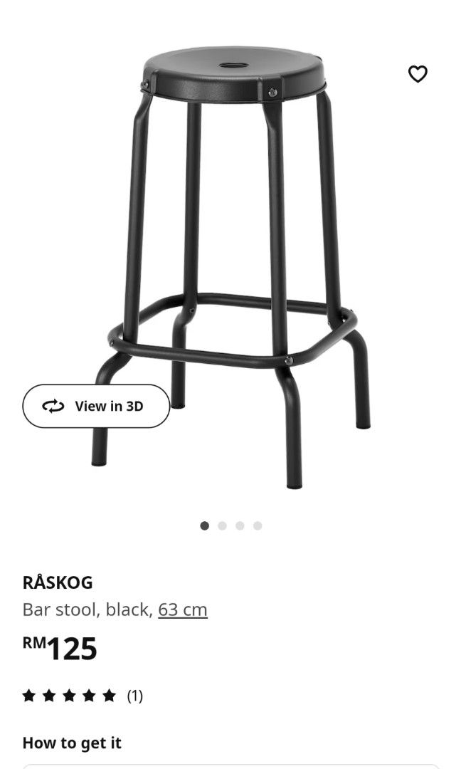 Råskog clearance ikea stool