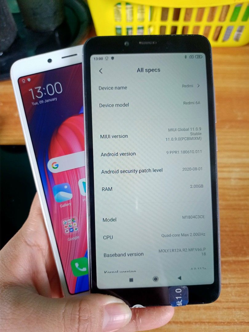 Redmi 6a (Category: Xiaomi) located in Quezon City. Submitted by chel2704 (Listing ID 1278463587, Image 3). Description: REDMI 6A UNIT ONLY 5.45 INCHES 2GB RAM 16GB ROM 12+5MP MAINCAM 5MP SELFIECAM 4G LTE 3000 MAH GLOBAL ROM ALMOST NEW WITH FINGERPRINT NO ISSUE, NO REPAIR HISTORY.