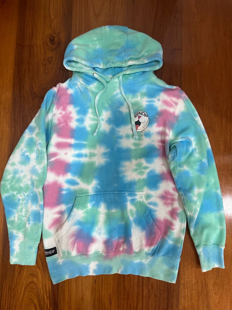 RIPNDIP Pill Hoodie Pastel Tie Dye Women s Fashion Coats