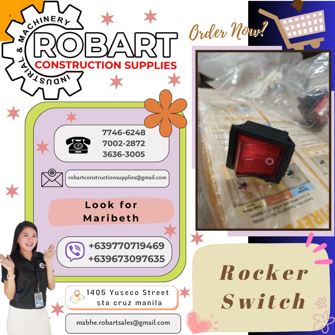 Rocker Switch, Commercial & Industrial, Construction Tools & Equipment ...