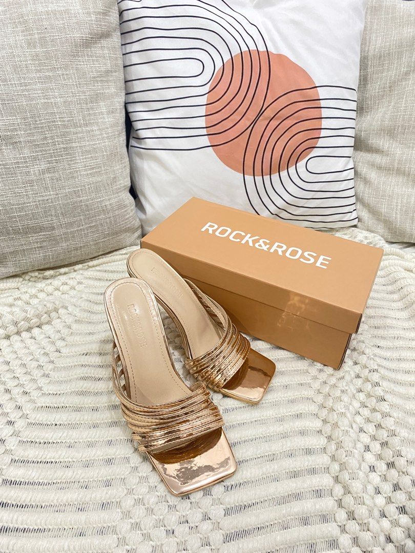 4 inch rose gold heels hot sale