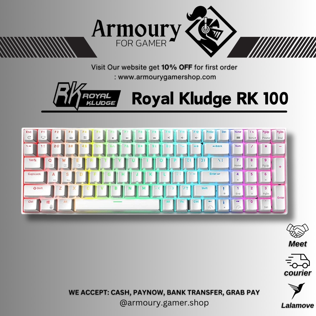 ROYAL KLUDGE RK100, Computers & Tech, Parts & Accessories, Computer ...