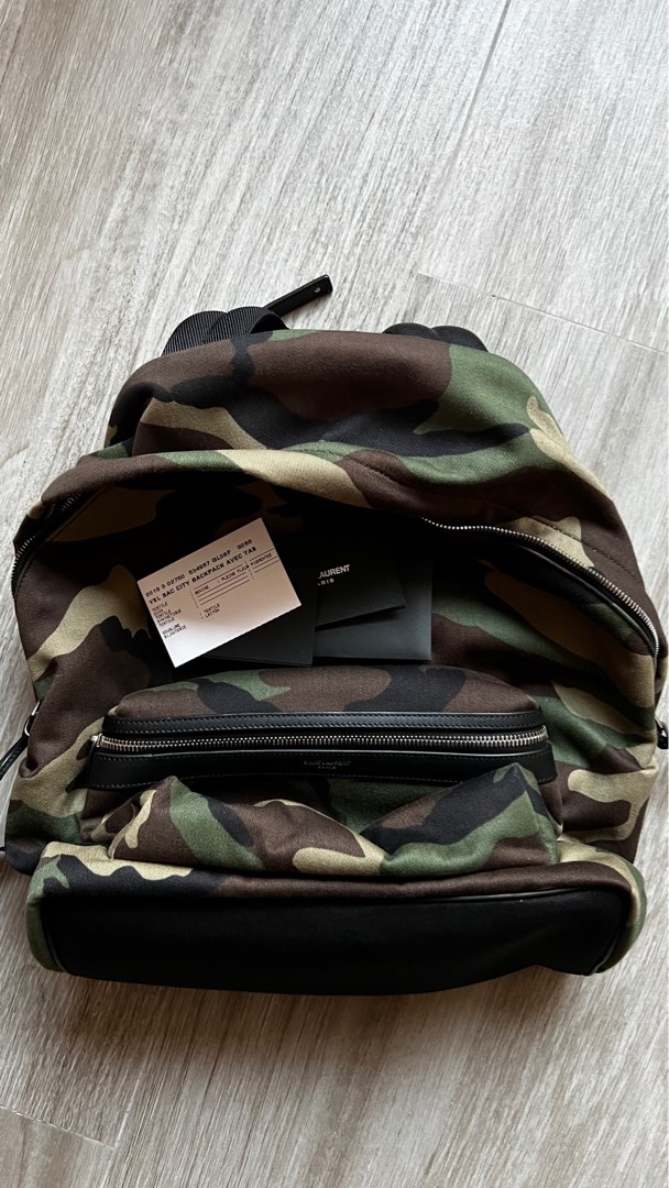 SAINT LAURENT YSL Camo Backpack BRAND NEW