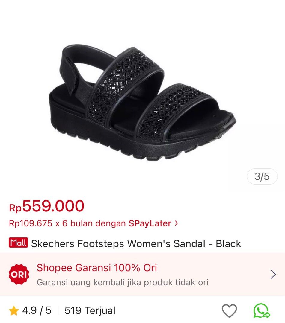 Sepatu hot sale sandal skechers