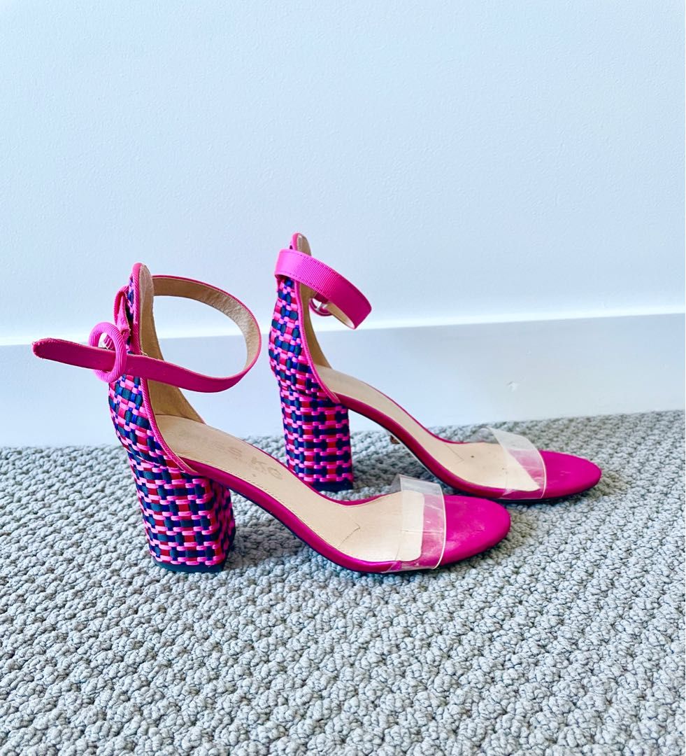 Hot pink store heels size 11