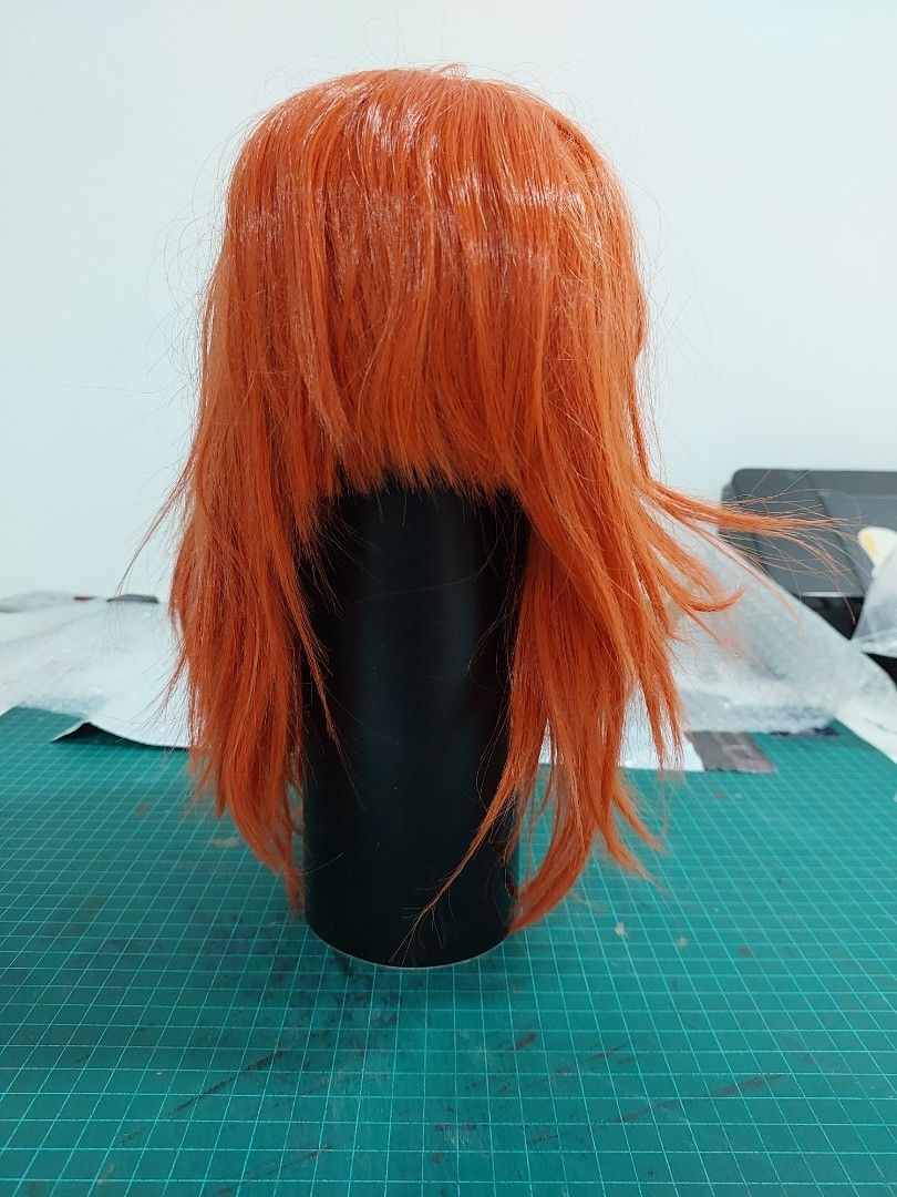 Short Orange Cosplay Wig Kagura Gintama Hobbies Toys