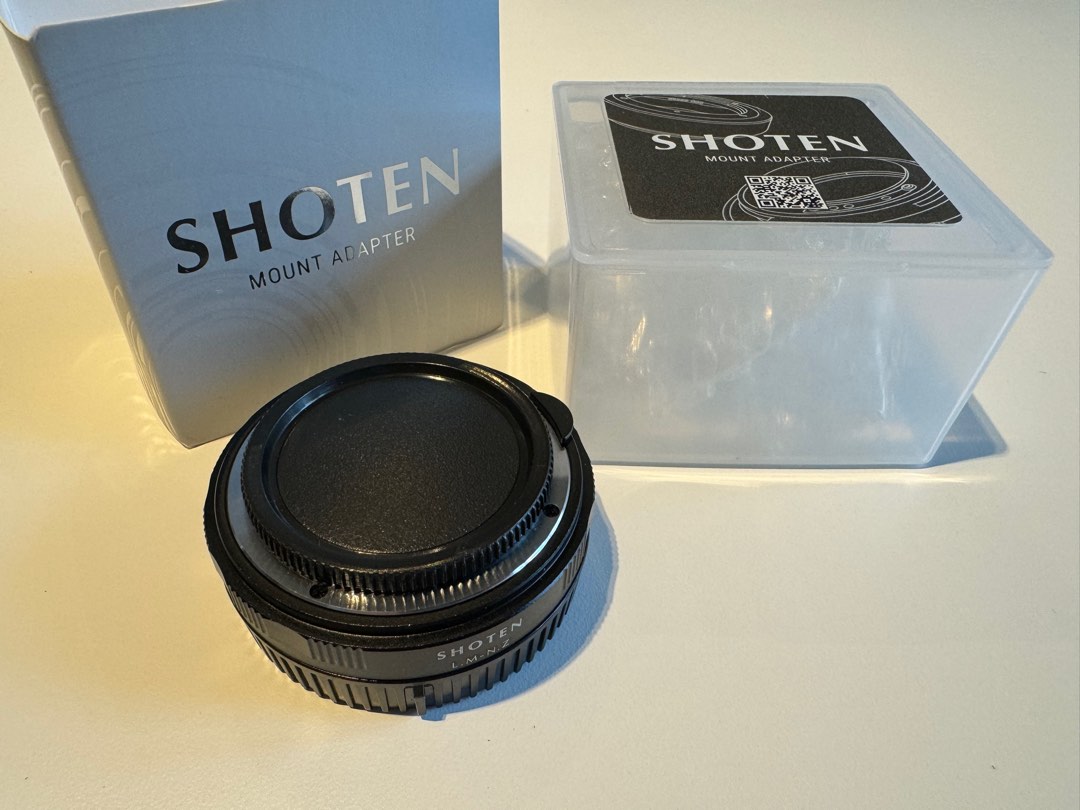 Shoten Mount Adapter LM-MZ Nikon Z to Leica M Lens, 攝影器材, 攝影