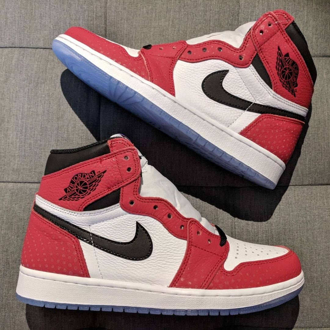 Air jordan 1 retro high og origin story spiderman outlet