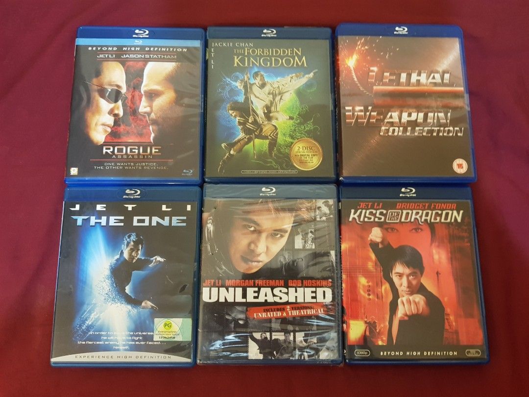 Jet Li Kung Fu English Action Movies Original USA Blu Ray