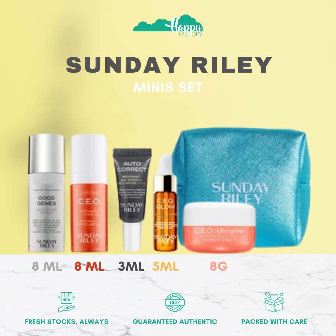 SUNDAY RILEY Minis Gift Set | Good Genes | CEO Glow | Autocorrect ...
