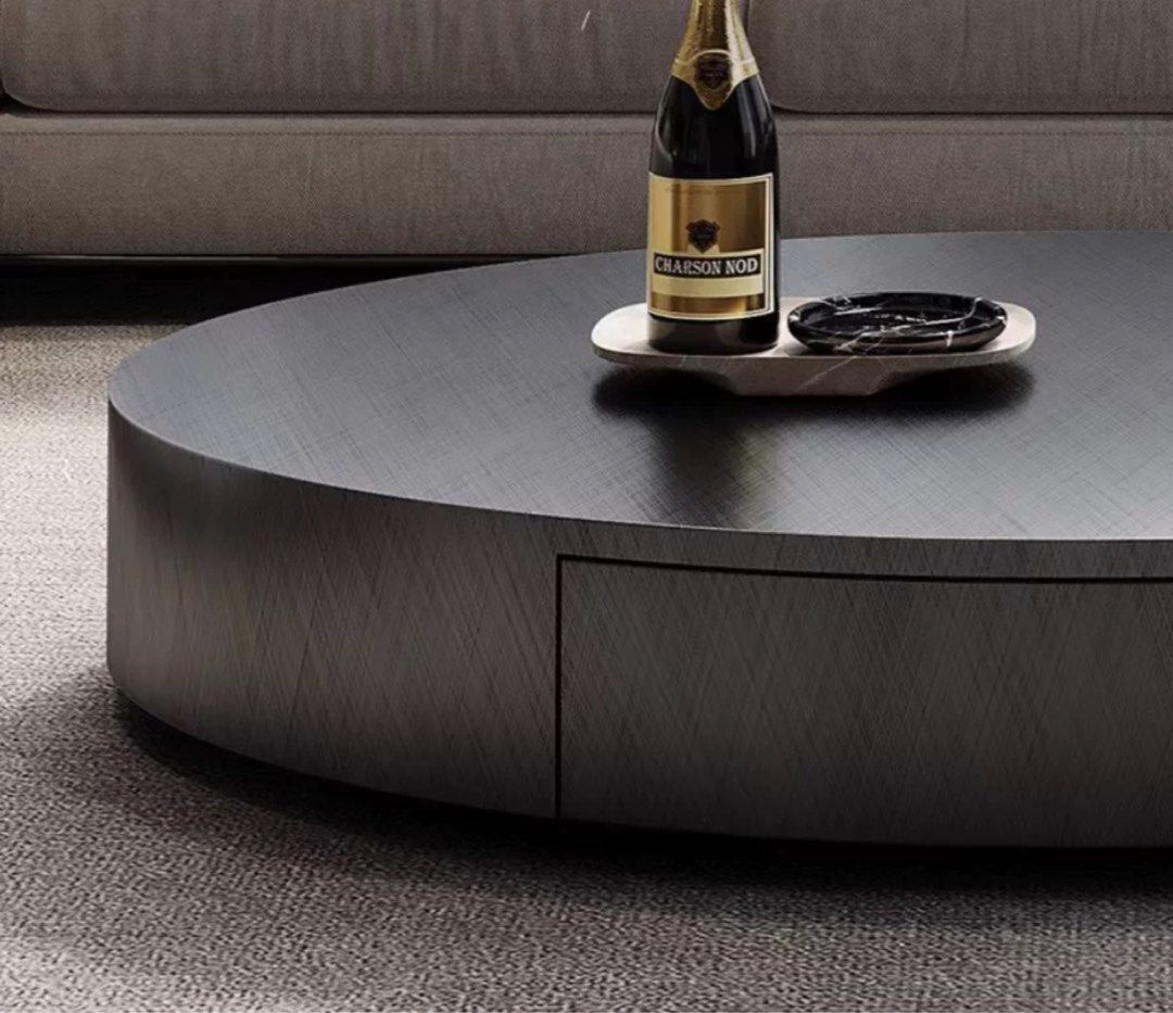 SVEVA Modern Oval Rotatable Coffee Table, Furniture & Home Living ...